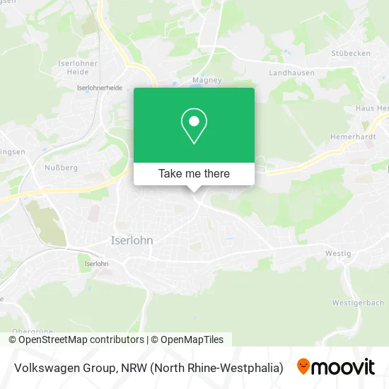Карта Volkswagen Group