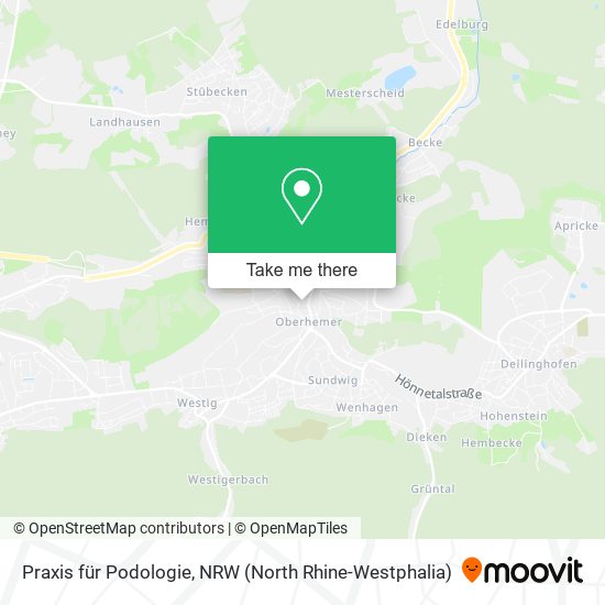 Praxis für Podologie map