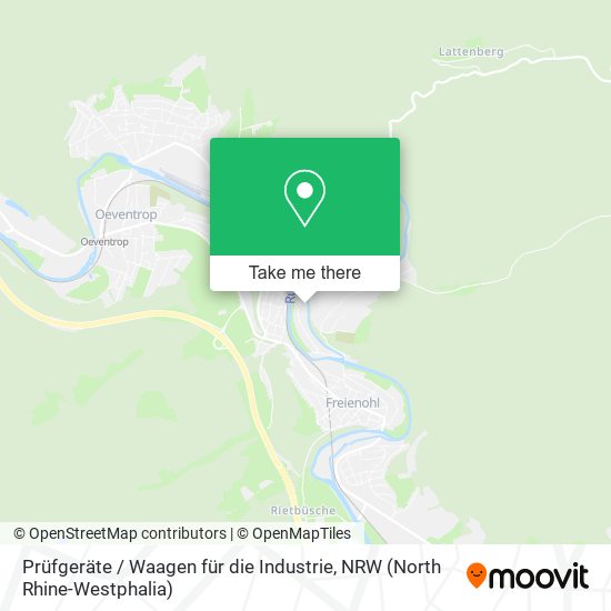 Prüfgeräte / Waagen für die Industrie map