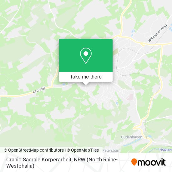 Cranio Sacrale Körperarbeit map