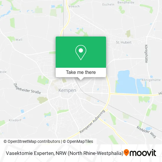 Vasektomie Experten map