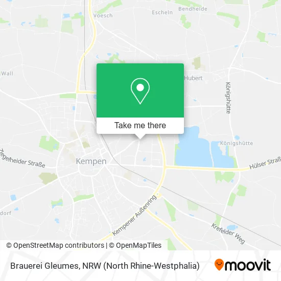 Brauerei Gleumes map