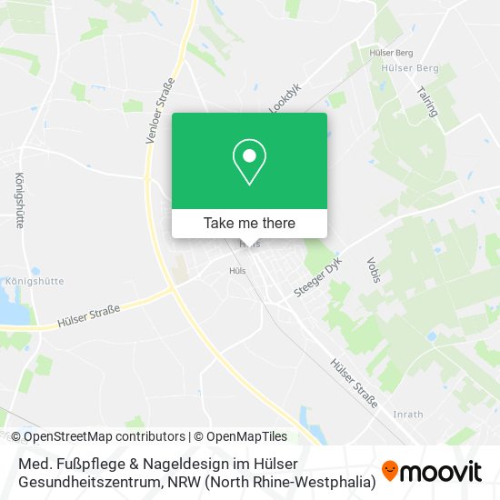 Med. Fußpflege & Nageldesign im Hülser Gesundheitszentrum map