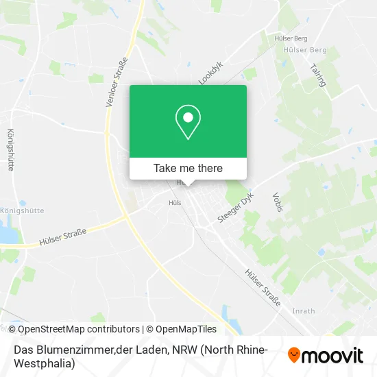 Карта Das Blumenzimmer,der Laden