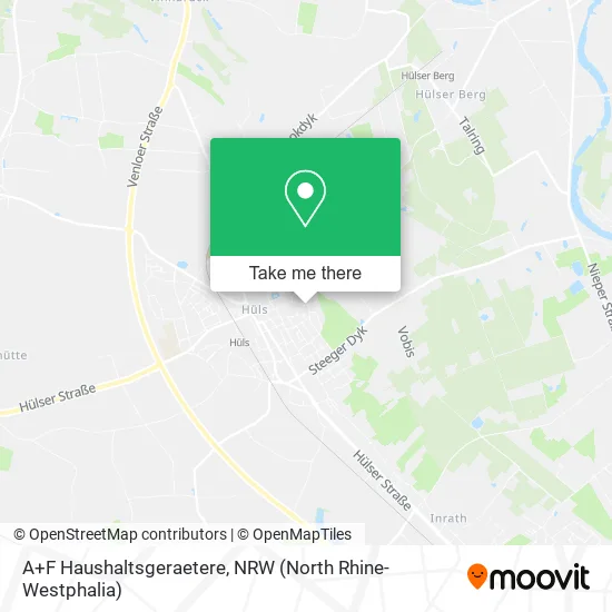 Карта A+F Haushaltsgeraetere