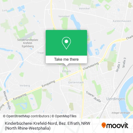 Kinderbücherei Krefeld-Nord, Bez. Elfrath map