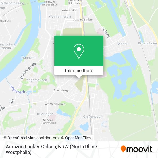 Карта Amazon Locker-Ohlsen