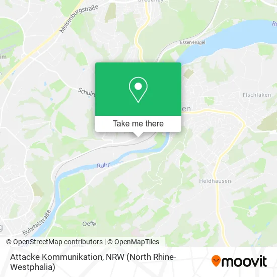 Карта Attacke Kommunikation