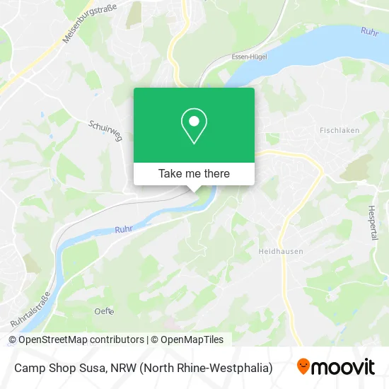 Camp Shop Susa map