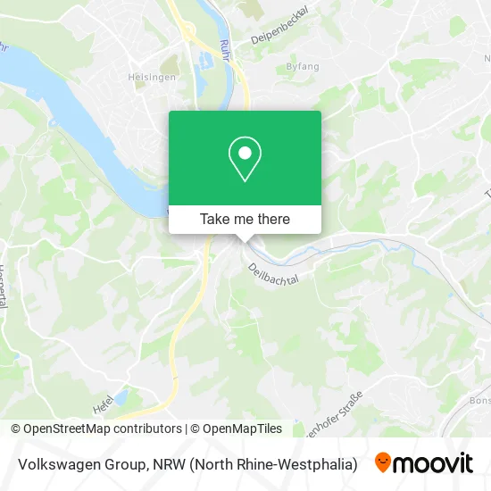 Карта Volkswagen Group