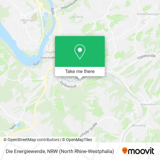 Карта Die Energiewende