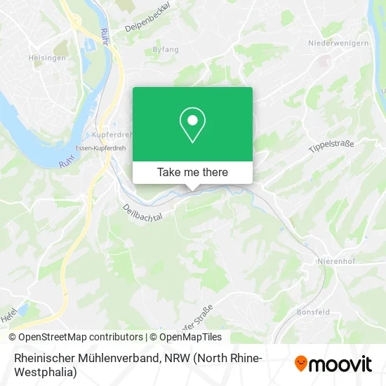 Карта Rheinischer Mühlenverband