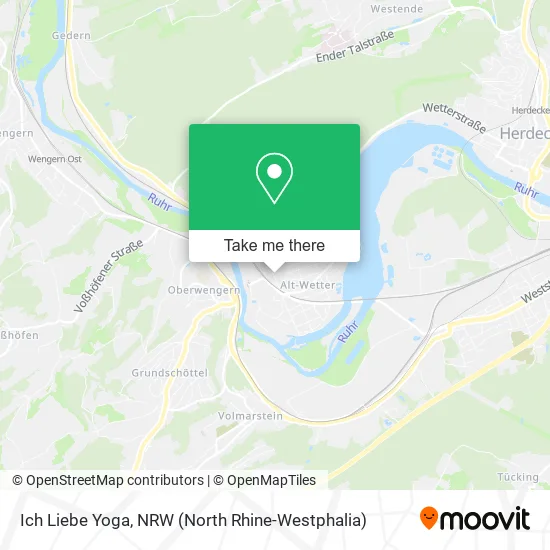 Карта Ich Liebe Yoga