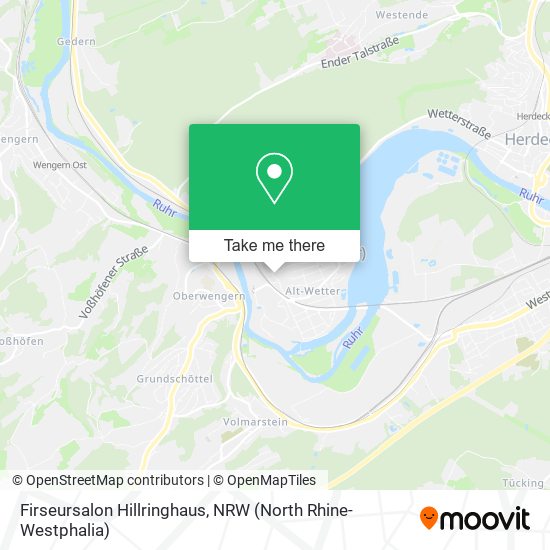 Firseursalon Hillringhaus map