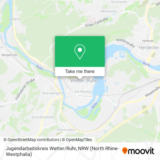 Jugendarbeitskreis Wetter/Ruhr map