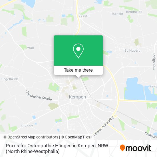 Praxis für Osteopathie Hüsges in Kempen map