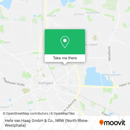 Hefe van Haag GmbH & Co. map