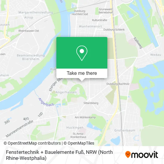 Карта Fenstertechnik + Bauelemente Fuß