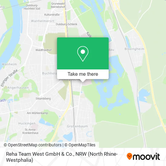 Reha Team West GmbH & Co. map