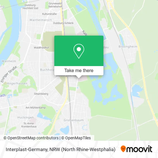 Карта Interplast-Germany