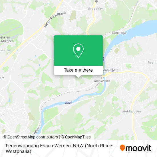 Ferienwohnung Essen-Werden map