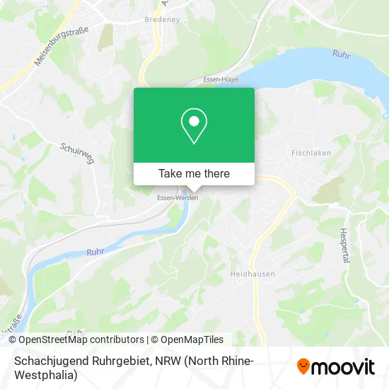 Карта Schachjugend Ruhrgebiet