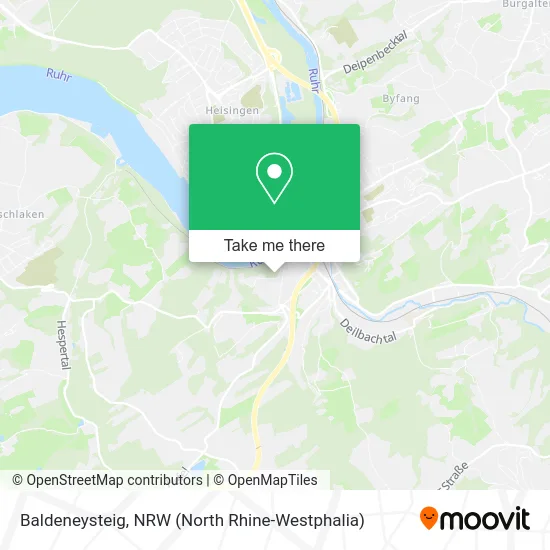 Карта Baldeneysteig