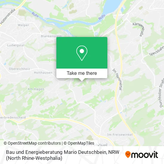 Карта Bau und Energieberatung Mario Deutschbein