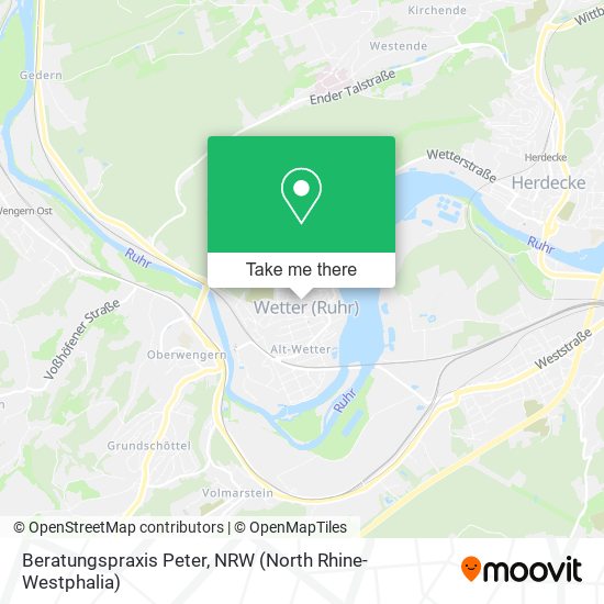 Beratungspraxis Peter map