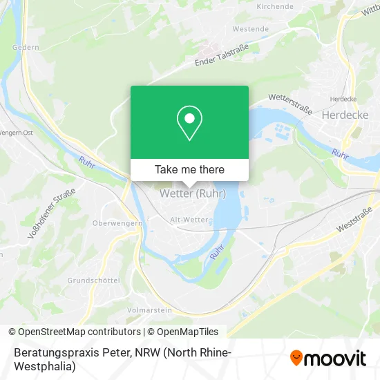 Beratungspraxis Peter map