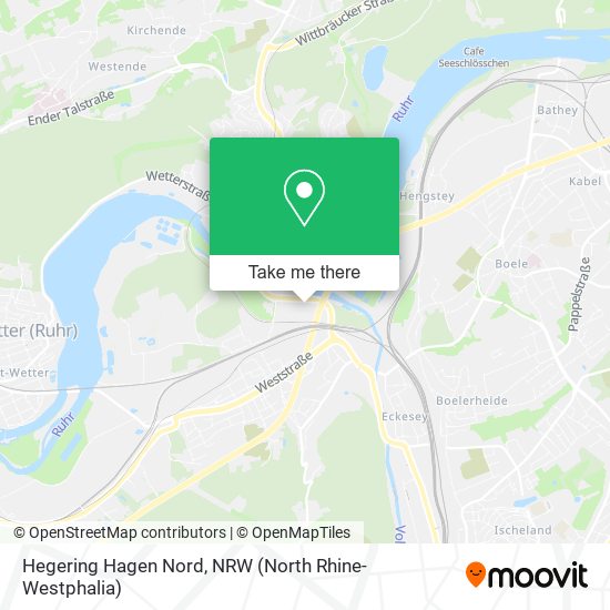 Hegering Hagen Nord map
