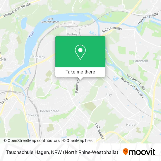 Карта Tauchschule Hagen