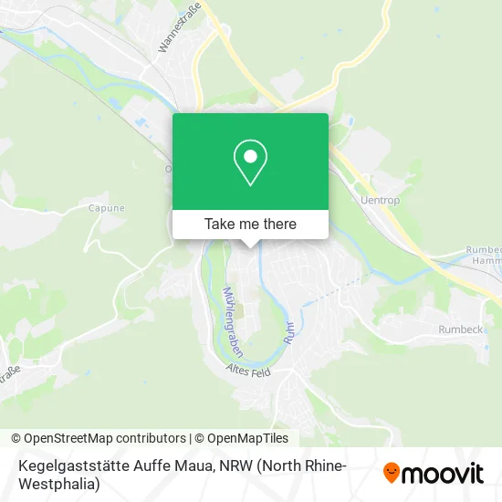 Карта Kegelgaststätte Auffe Maua