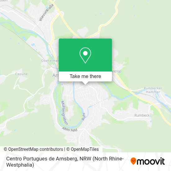 Centro Portugues de Arnsberg map