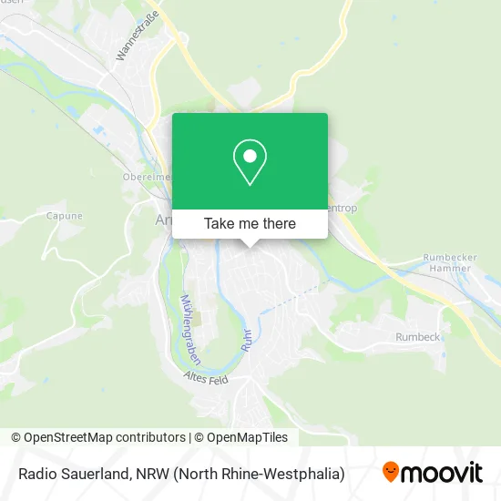 Карта Radio Sauerland