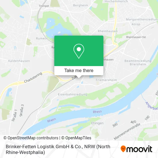 Brinker-Fetten Logistik GmbH & Co. map
