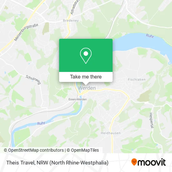 Карта Theis Travel