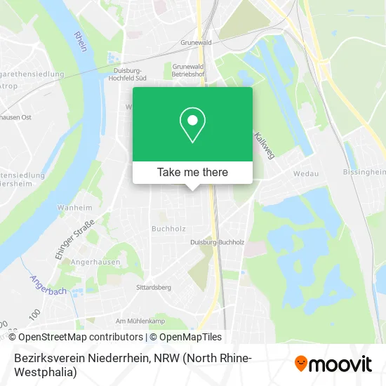 Карта Bezirksverein Niederrhein