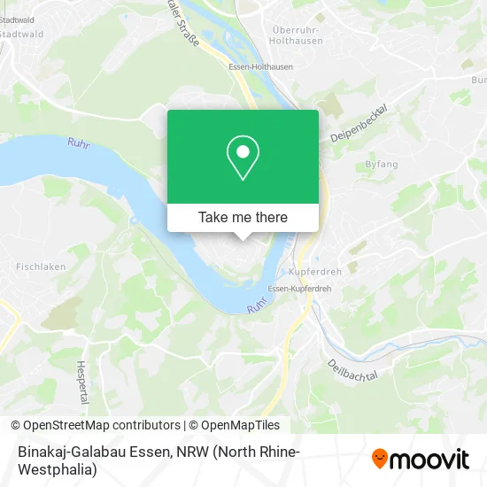 Карта Binakaj-Galabau Essen