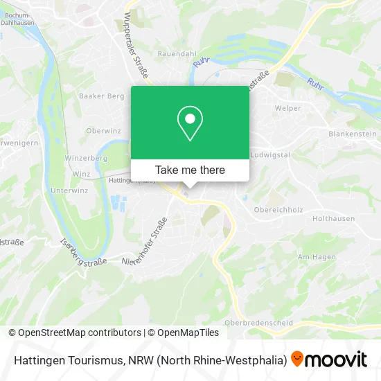 Карта Hattingen Tourismus