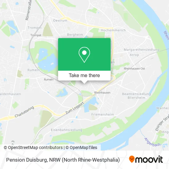 Карта Pension Duisburg