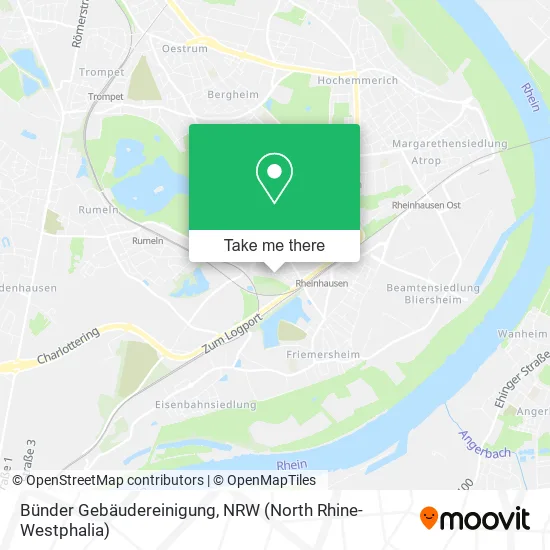 Карта Bünder Gebäudereinigung