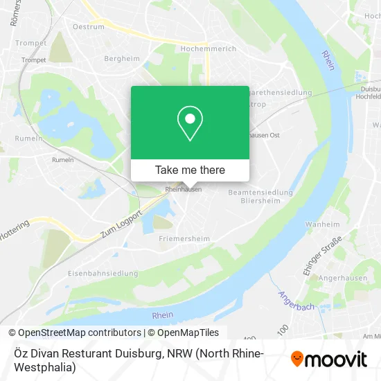 Карта Öz Divan Resturant Duisburg