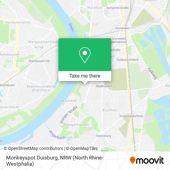 Карта Monkeyspot Duisburg