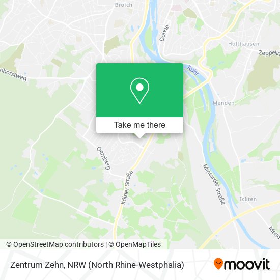 Карта Zentrum Zehn