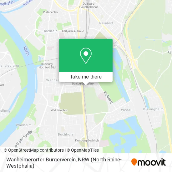 Карта Wanheimerorter Bürgerverein