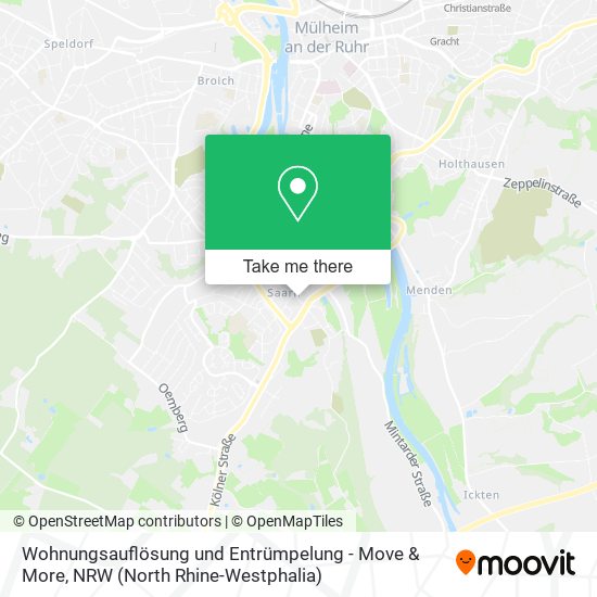 Wohnungsauflösung und Entrümpelung - Move & More map