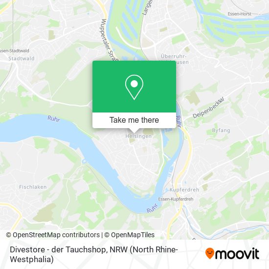 Divestore - der Tauchshop map