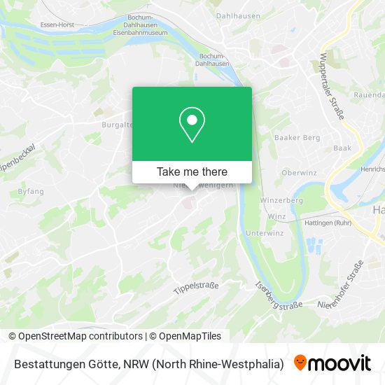 Bestattungen Götte map
