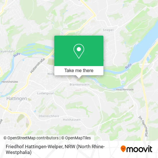 Карта Friedhof Hattingen-Welper